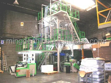 MD-3L three layer co-extrusion film blowing extruder