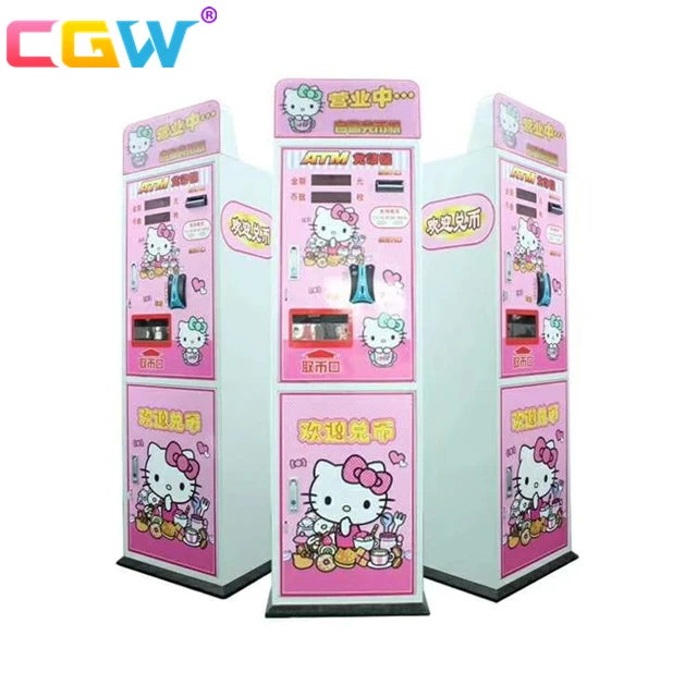 CGW Coin Exchange Machines Customized Automatic Bill To Coin Change Machine