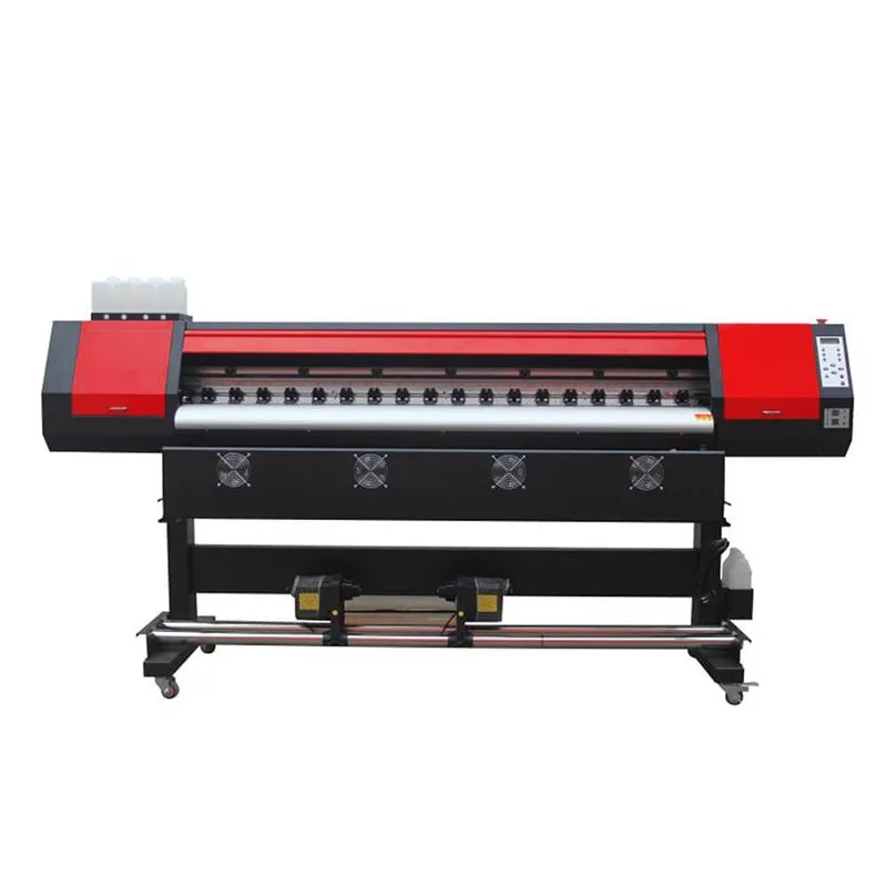 Latest 1.8M Color Photo Printing Machine Digital Inkjet Solvent Plotter
