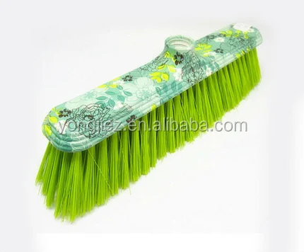 plastic indoor floor sweeping home cleaning water transfer printing broom