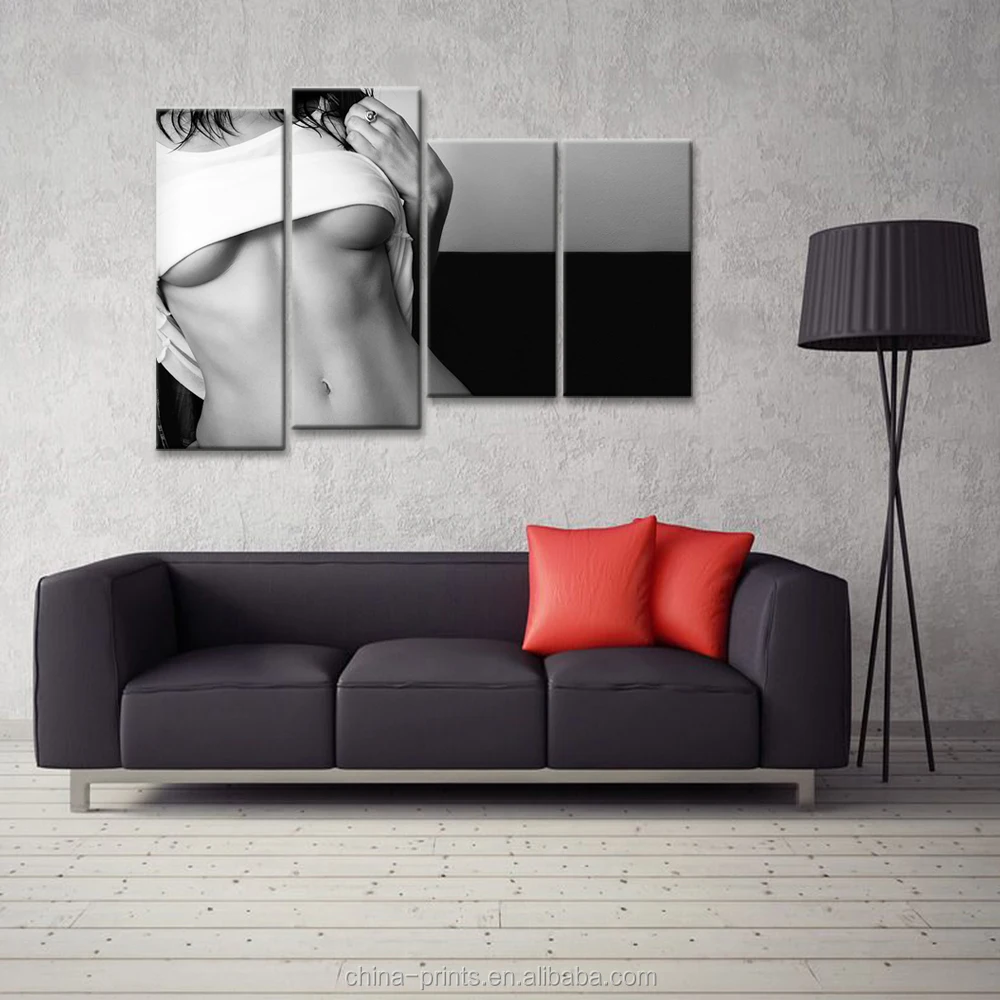 Sexy Young Girl Picture Canvas Printing Hot Women Image Digital Prints on Canvas Wholesale Ready to Hang Bedroom Decoration
