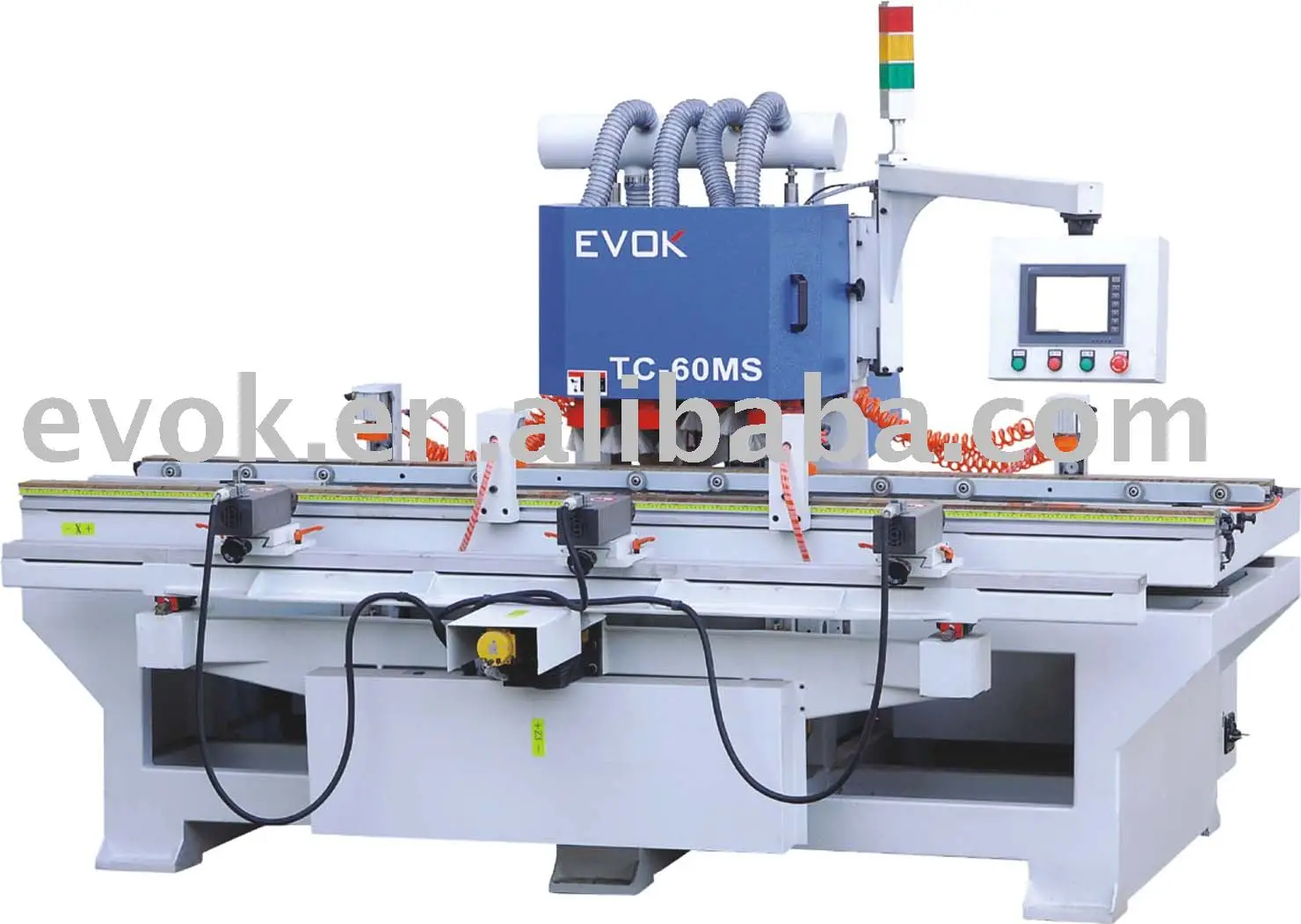 
CNC high-speed and full function wooden-door lock-hole and hinge boring machine 