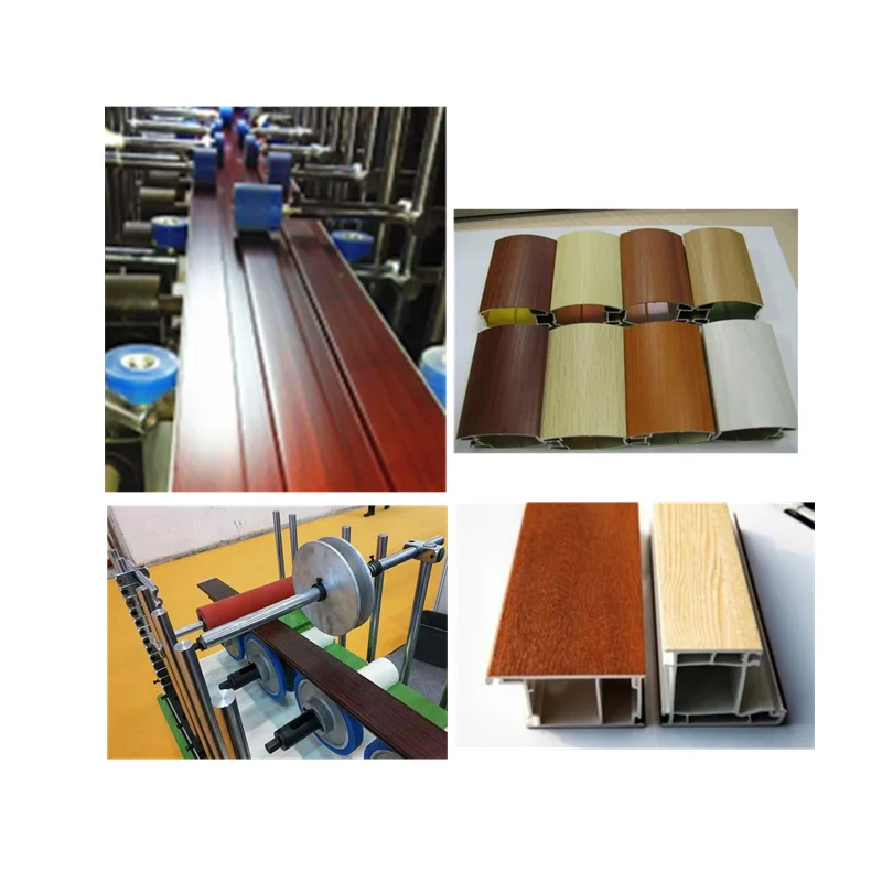 
Full-Function PUR Hot Melt Glue MDF wrap PVC film Profile wrapping Machine 