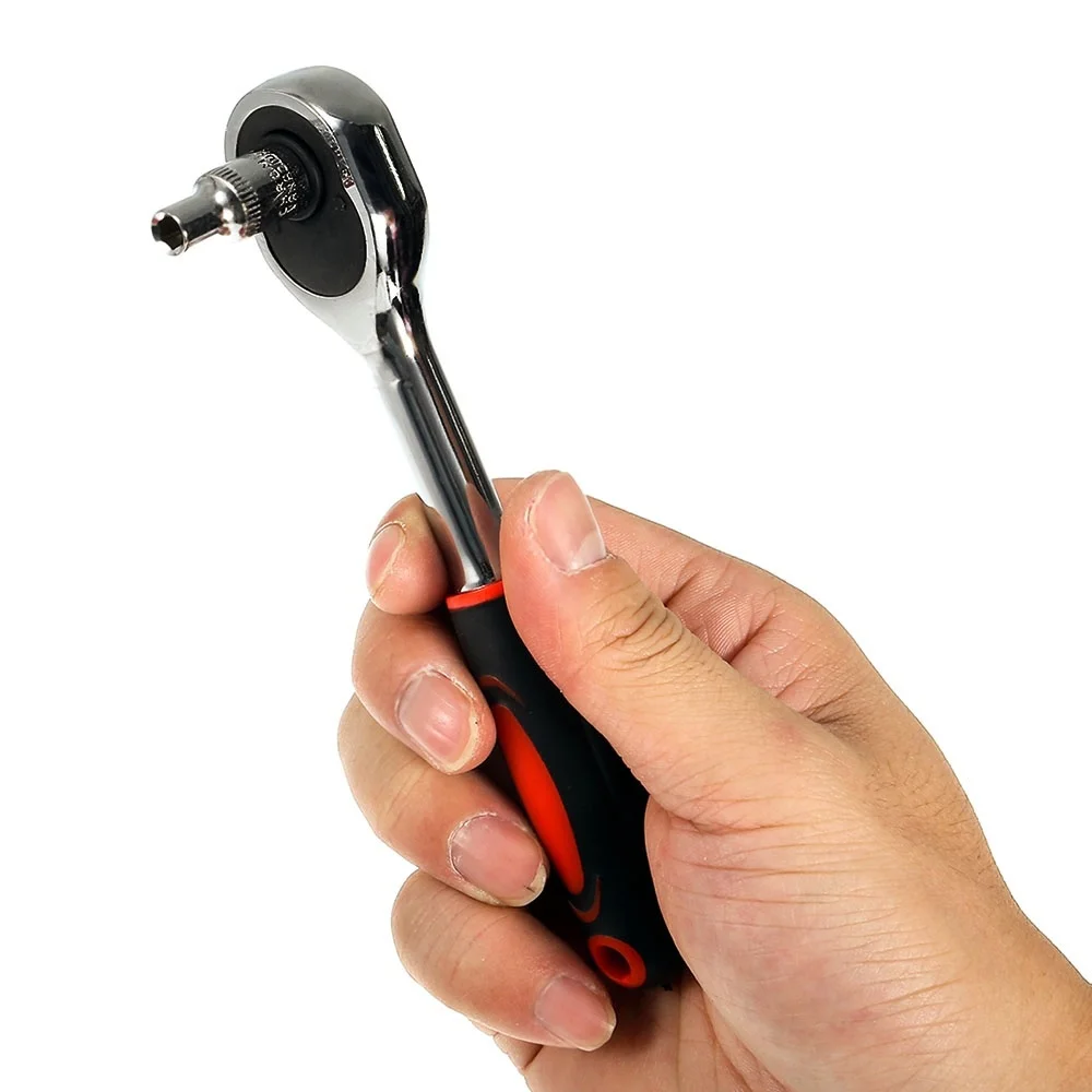 1/4 Набор комбинированных торцевых головок и торцевых ключей 23/29/30/38/46 шт.