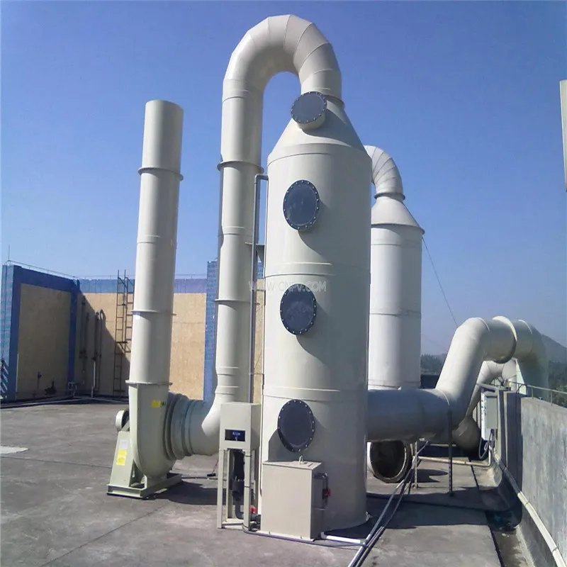 
FRP Purification Tower Gas Scrubber Deep Bed Active Carbon Columns Dry Exhaust Gas Adsorption Tower 