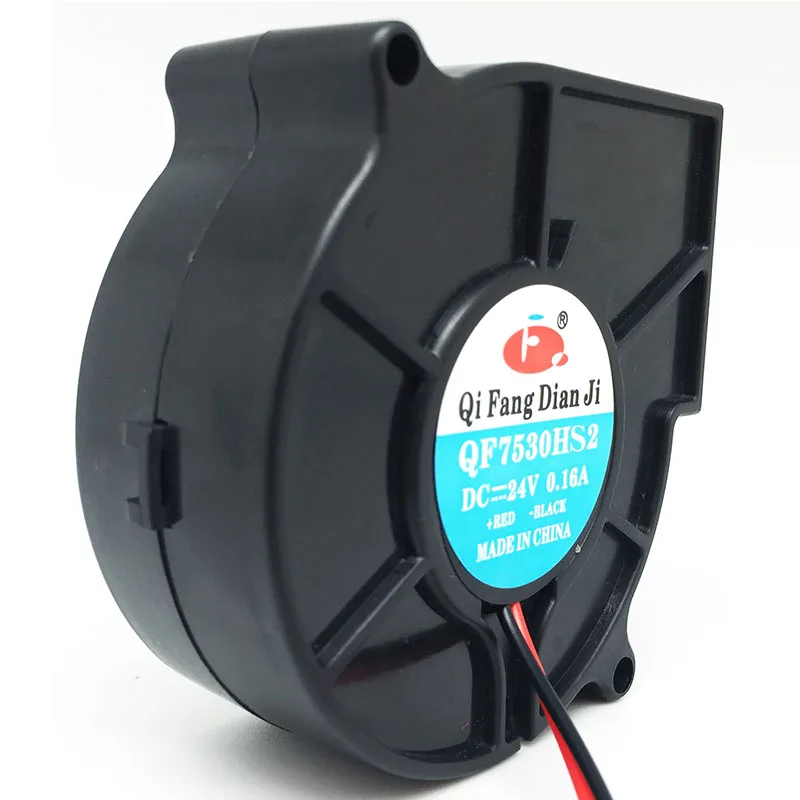 Центробежный вентилятор, 12 В, 24 В, 7,5 см, 75 мм x 75 мм x 30 мм, 3 дюйма, 7530