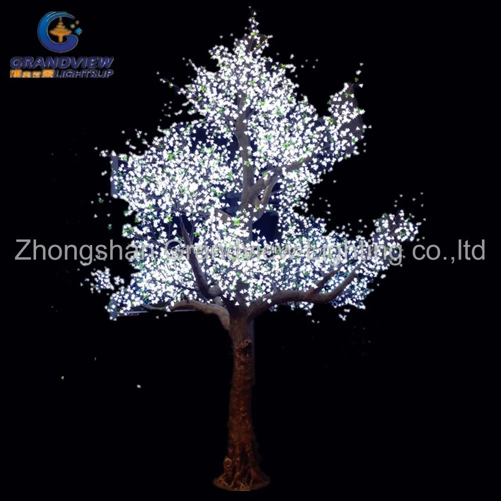 CE Rohs Outdoor Artificial Decoration 3m 5m Lighted LED Cherry Blossom Tree