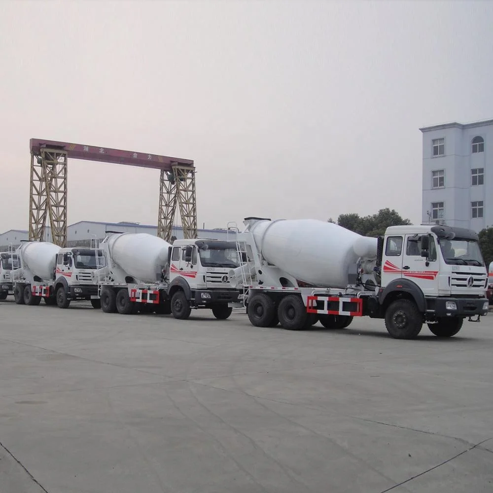 6x4 beiben 10m3 12m3 14m3 Cement Mixing Truck Concrete Mixer transit mixer low price factory supply