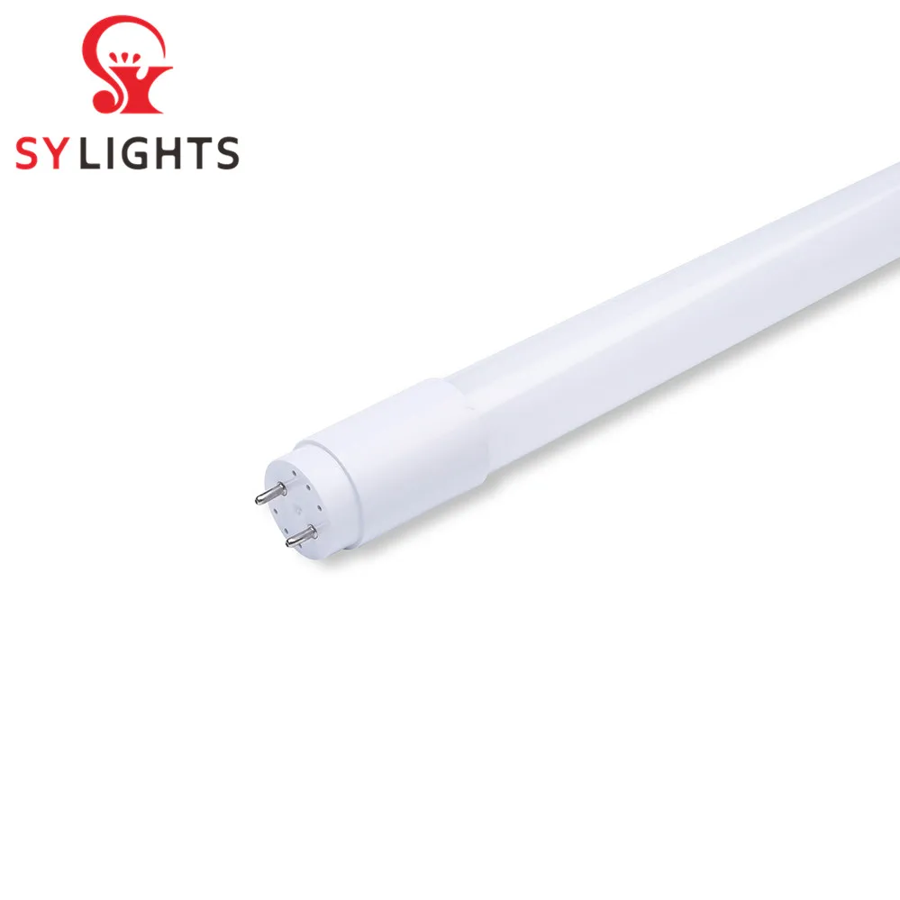China hot sale 9w 18w  AC175-265V AC95-265V CRI70 CRI80 PF0.5 PF0.9 G13 plastic aluminum base T8 Led glass tube