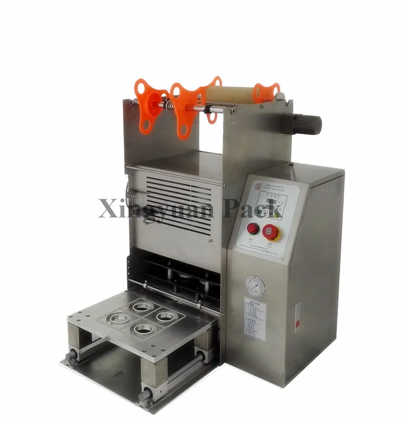 
Semi automatic fruit plastic cups sealing machine/jam sealer/jelly sealer 