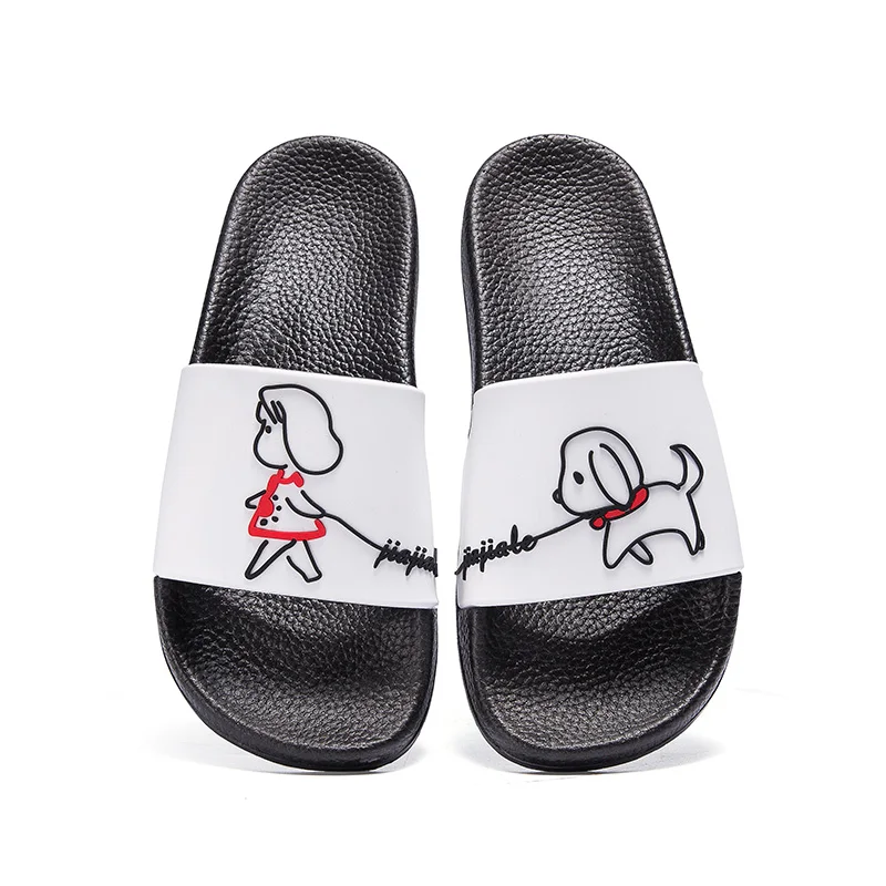 Wholesale Bulk Sport Slippers Black Women Slides Sandals,Girl Pvc Slippers Sandal,Chinese Custom Logo Ladies Slippers Summer