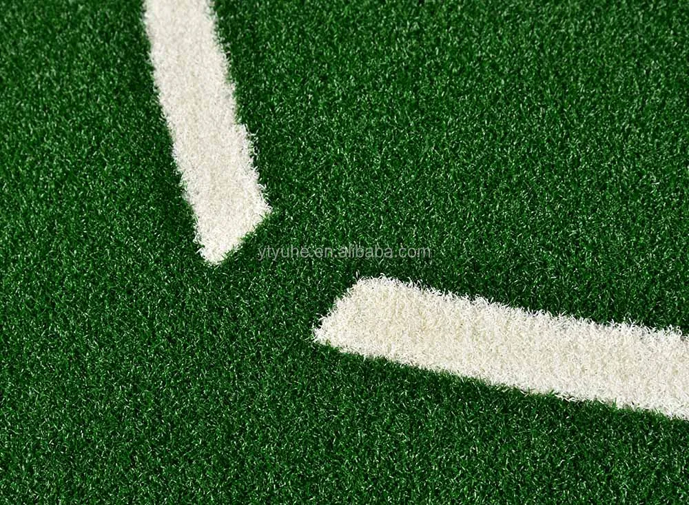 YGT 3D Golf Course Hitting Driving Range Mats Indoor Practice Golf Teaching Mat with Training lines