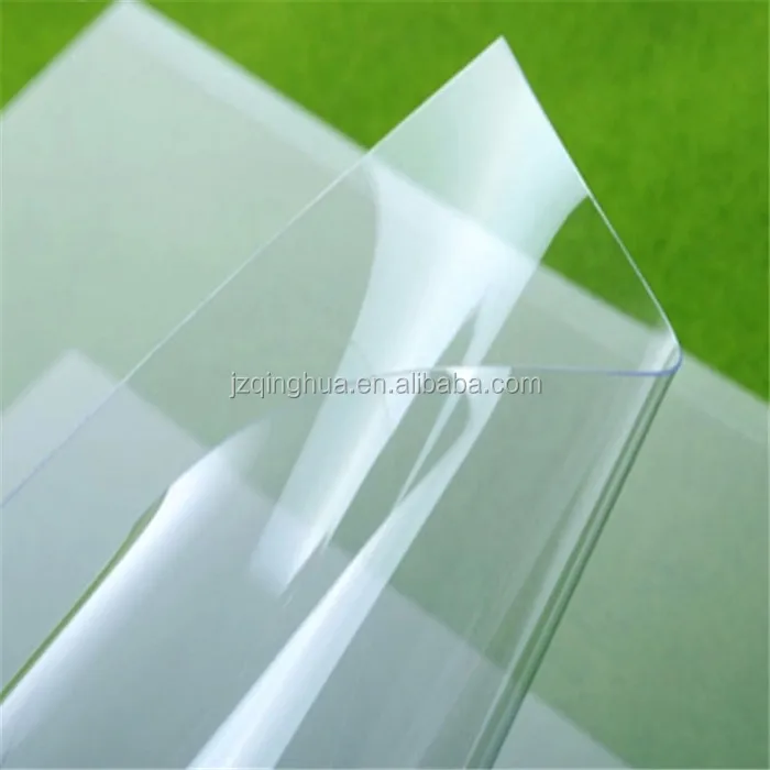 
0.6mm color super clear transparent PVC plastic rigid sheet in roll 