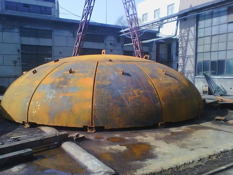 Hot sale steel hemispherical elliptical dished end heads for pressure vessel tank