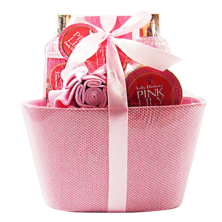 
Custom skin care whitening bubble bath and body lotion spa kit gift set 