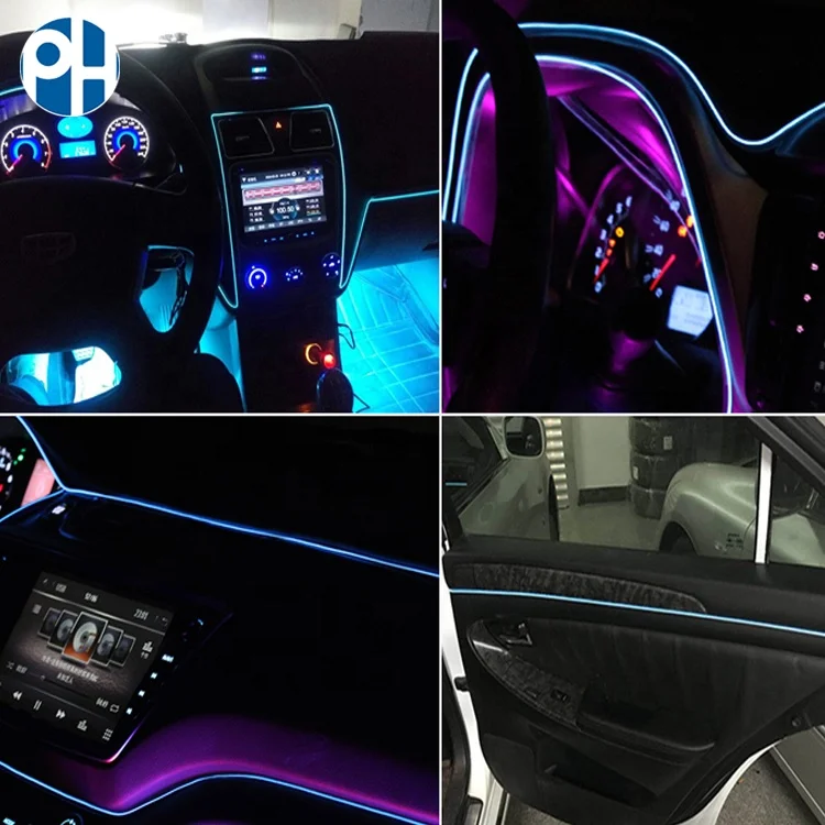 3M 12V Car Vehicle Ambient Interior Cold Light Strip