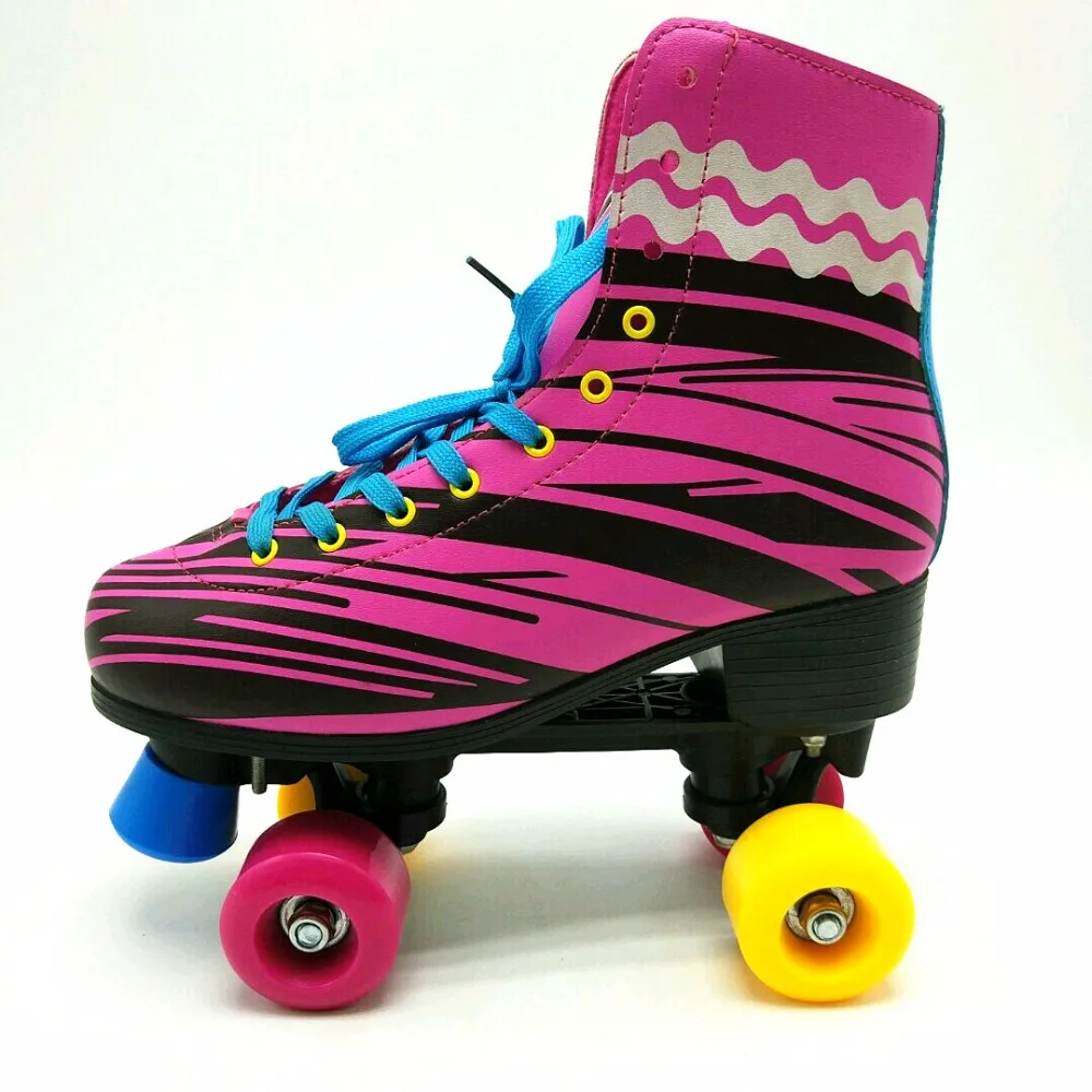 
4 wheels retractable inline skate roller shoes adjustable single row wheel roller quad roller skate shoes 