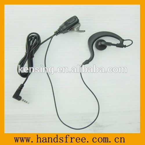 высокое качество уоки-токи ушной крючок типа наушник с ptt кнопку