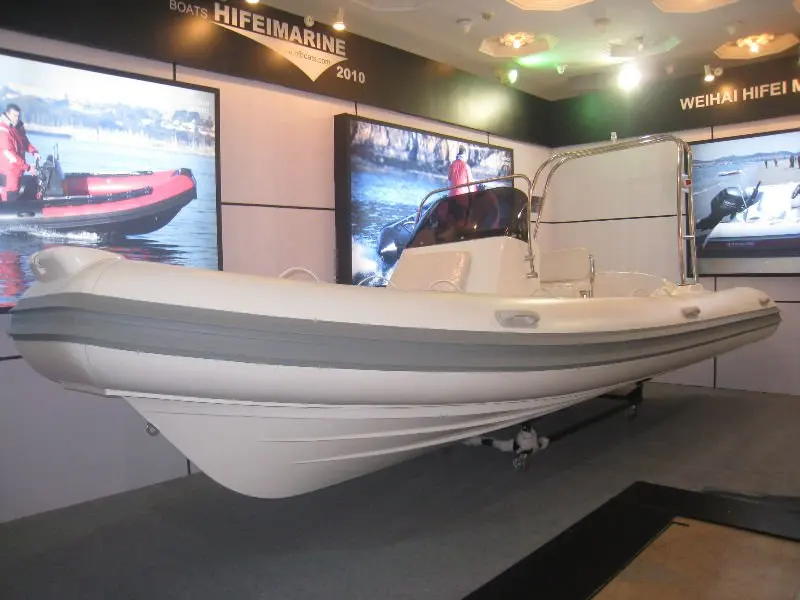 Feishi China 7.3m central console Rigid inflatable boat rib boat