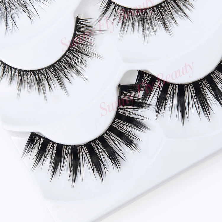 
Custom circle round packaging manufacturers free fake eyelashes made in Vietnam 