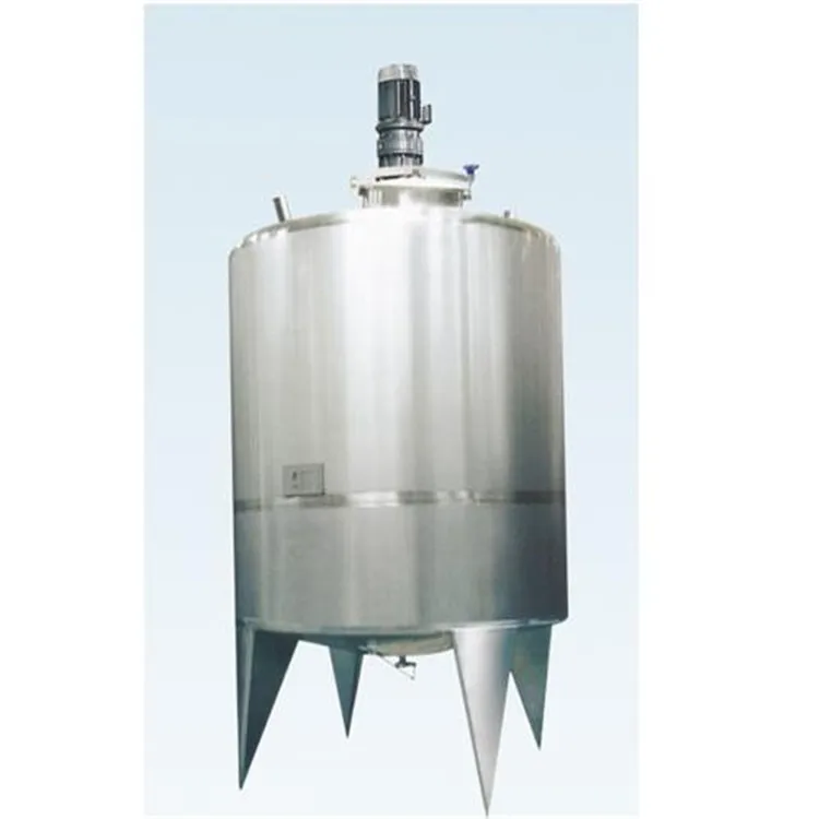 Stainless Steel Caustic Soda Chemical Shampoo Mixing And Storage Tank Innovative Machine Three Jackets