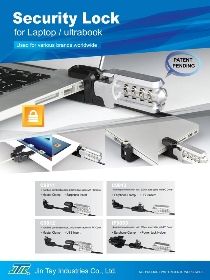 Security Computer PC Screw Tubular Key Lock