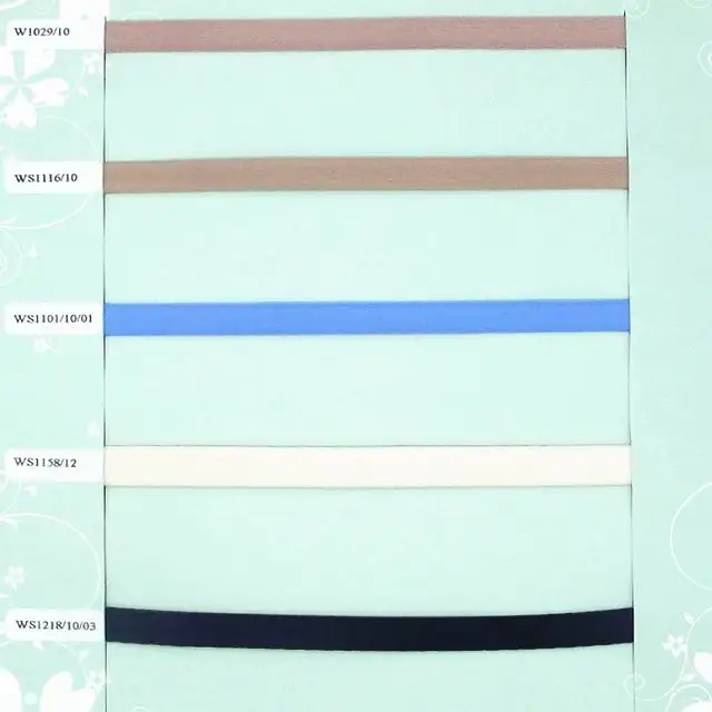 Custom lingeries accessories polyamide woven tape bra wire casing