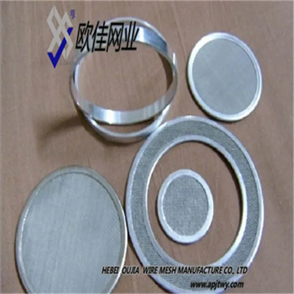 Сетчатый фильтр экран спеченный 304 316l Проволочная Сетка пластиковые гранулы переработанный Экструдер Фильтр экран