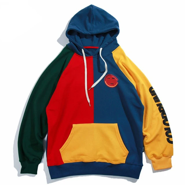 New Hoodies Men Vintage Color Streetwear Hip Hop 2018 Autumn Male Fashion Casual Hoodie Sweatshirts
