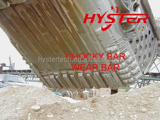 63HRC 700BHN Wear protection chock bar Wear Buttons for heavy duty Buckets and other industry tools