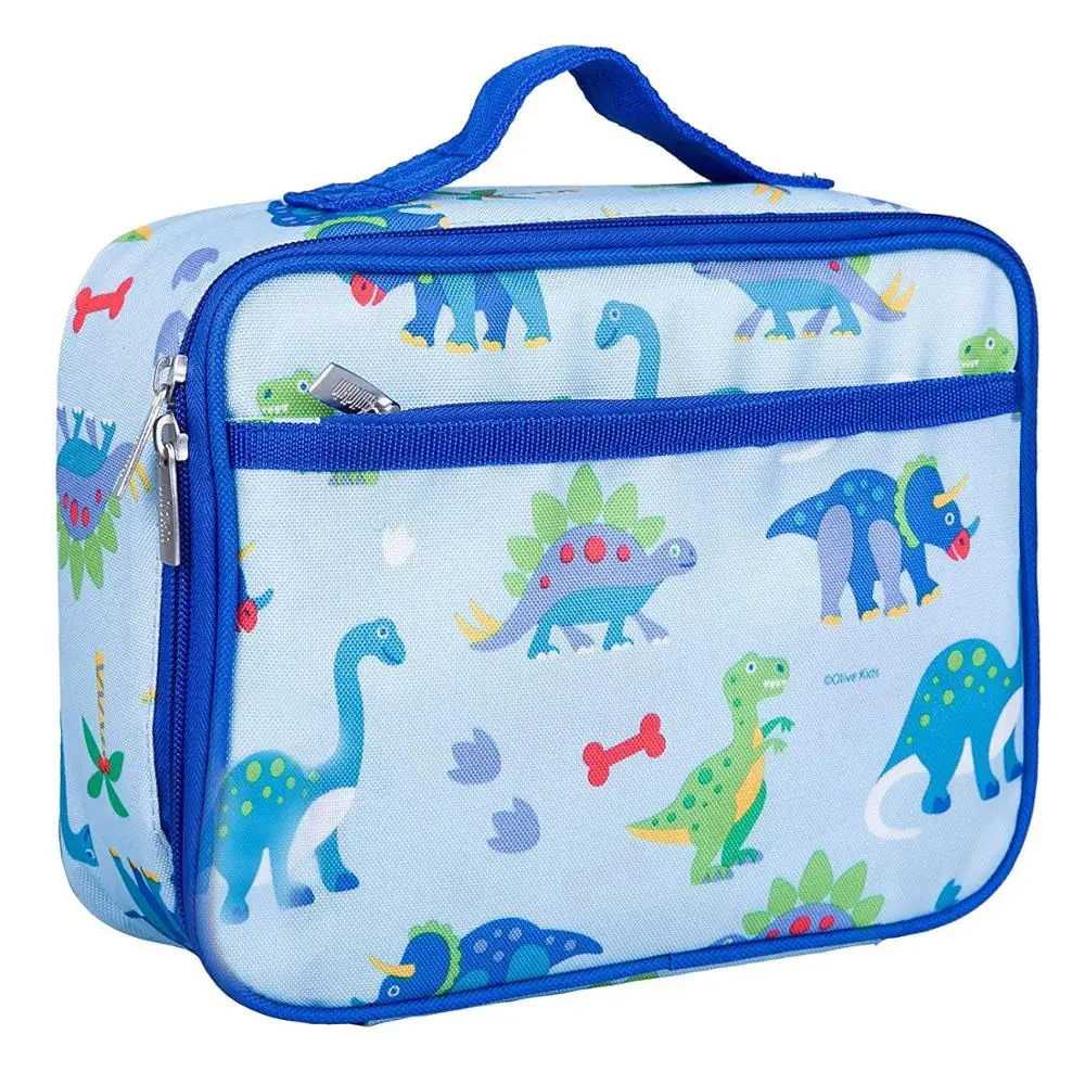 Custom Printed Kids Lunch Bag Portable Cartoon Cute Lunch Box Insulated Children Cooler Lunch Bag for Girls and Boys