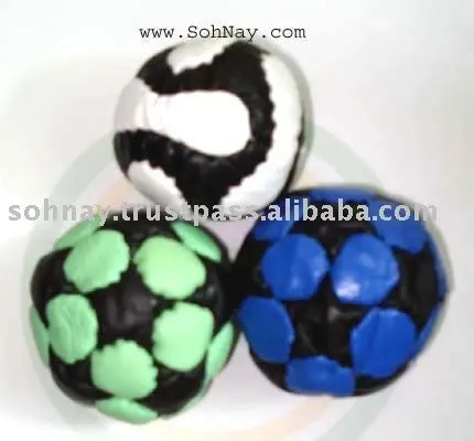 Footbags & Hacky Sacks with custom logo Colors and Filling 32