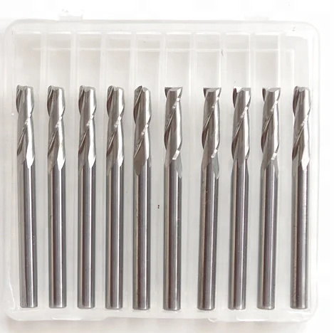 Two Flutes Milling Tools Carbide Cutters Spiral Bit CNC Router Bits Wood Engraving Bits