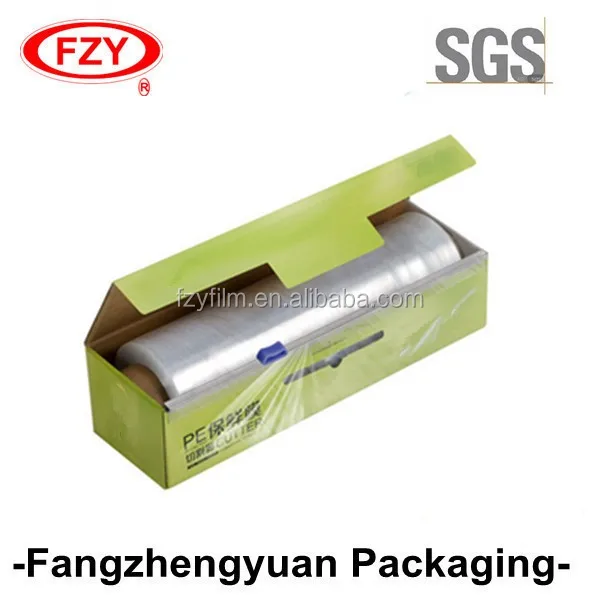 
2019 best quality jumbo roll 1500m PE stretch cling film food wrap 