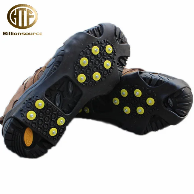 
Stocked silicone anti slip overshoes Non slip snow step ice cleats 