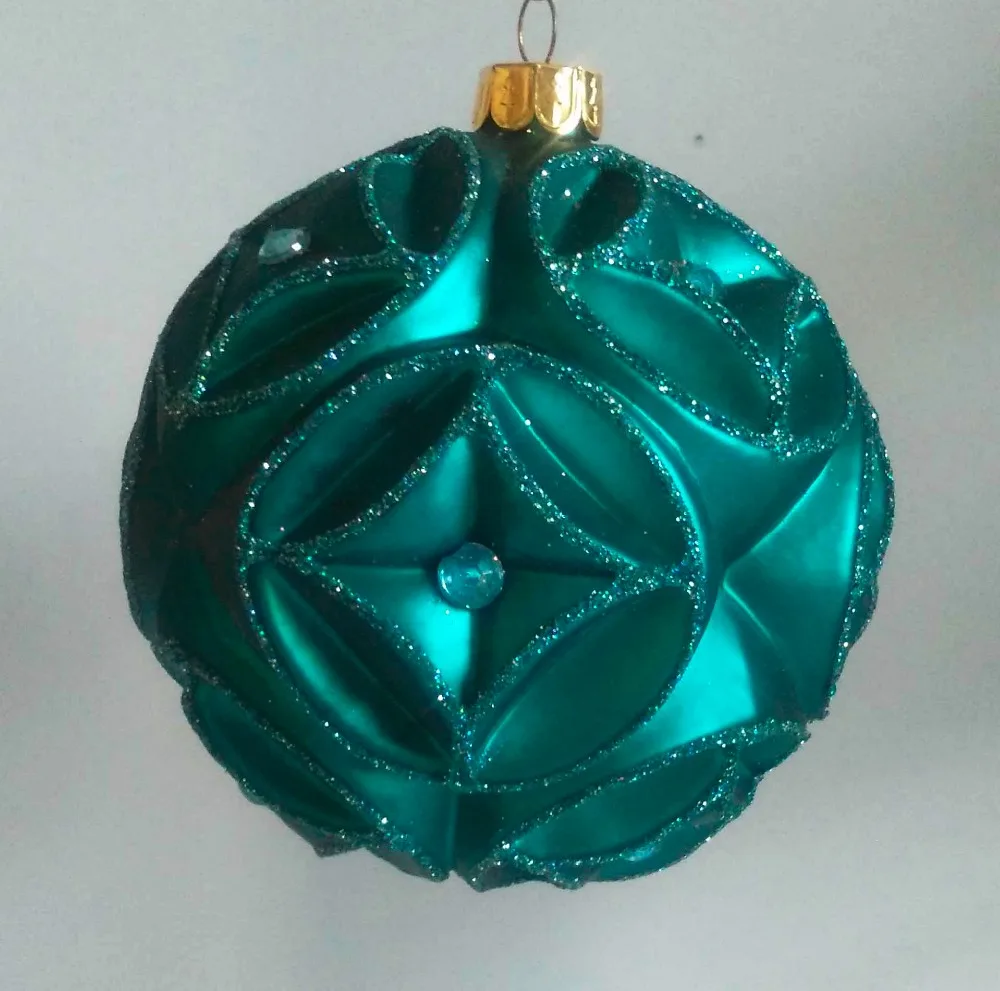 100mm wholesale decorative hand painting glass hollow ball