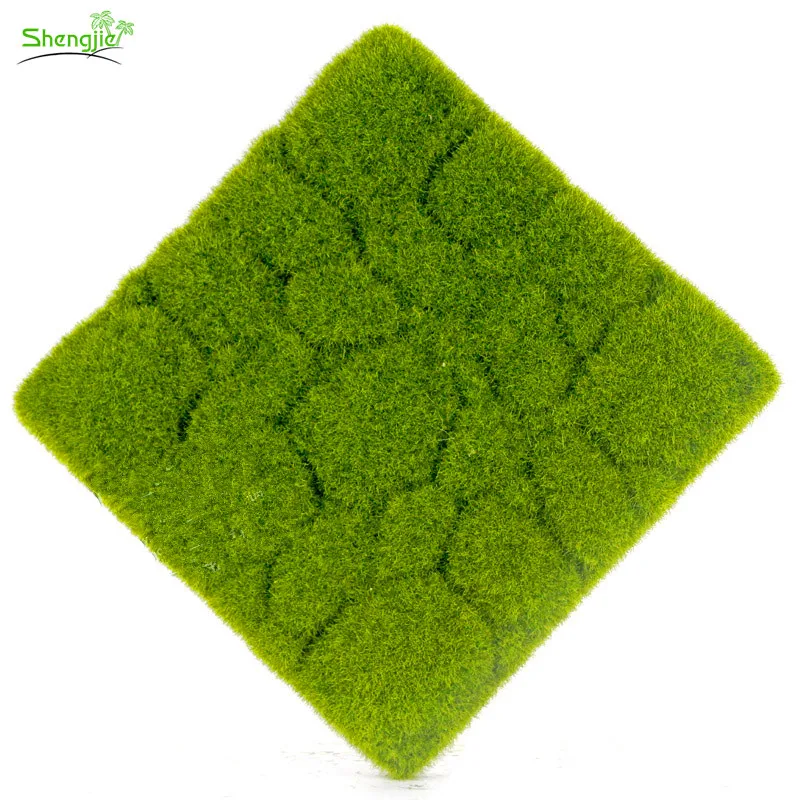 New design greenery artificial moss mat carpet for wall decoration