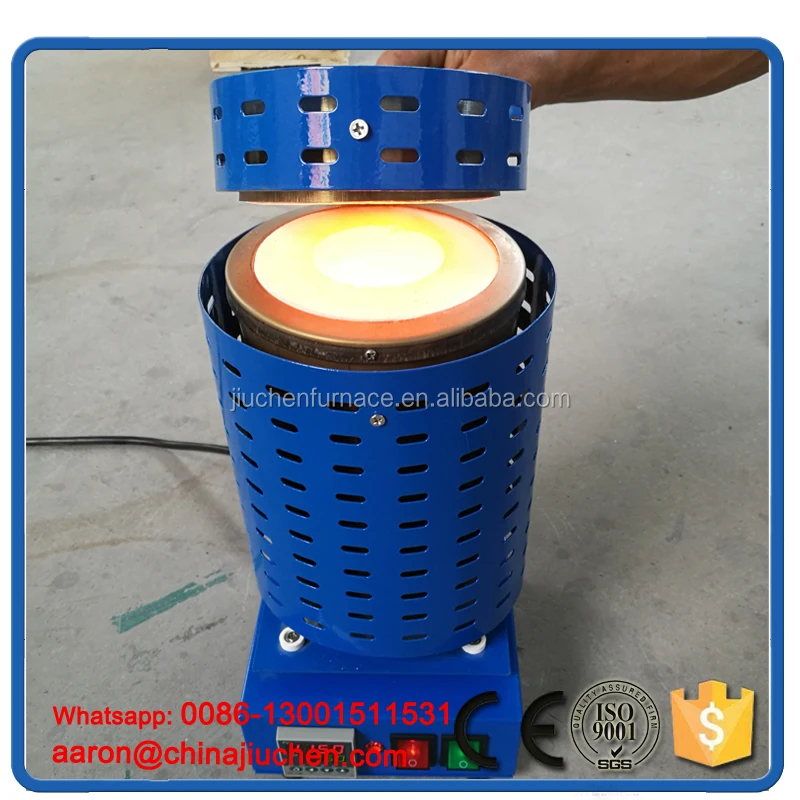 
Portable induction heating glass melting furance 
