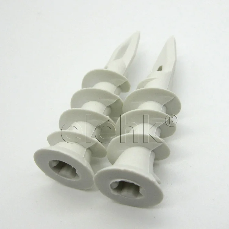 Высококачественные нейлоновые фиксаторы для гипсокартона, пластиковые самосверлильные полые настенные анкеры с краном