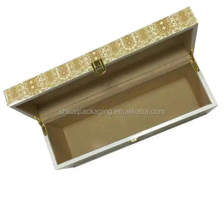 
Hot Sale Photo Printing Wooden Arabic Chocolate Gift Box Dates Packing Boxes 