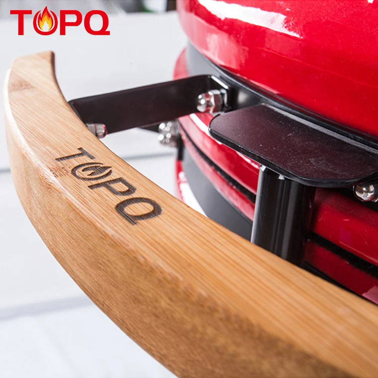 China Manufacturer TOPQ Ceramic Big BBQ Grill Kamado outdoor clay tandoor oven