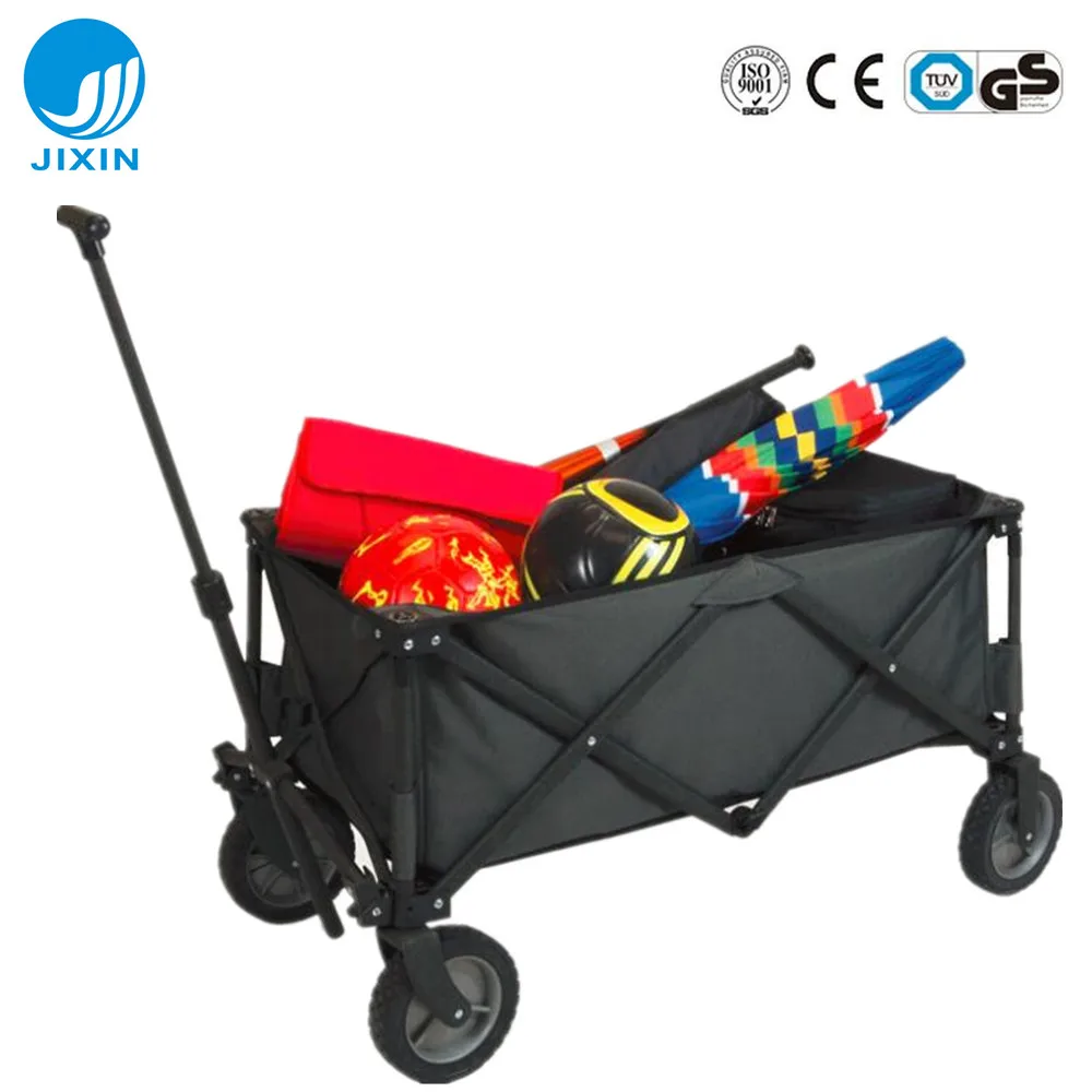 Outdoor Folding Beach Fishing Wagon Trolley Cart