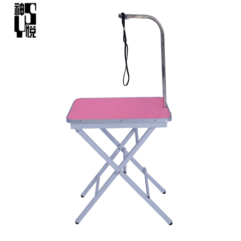 Chinese Professional Manufacturer Portable Cleaning Table Round Pet Grooming Table with arm