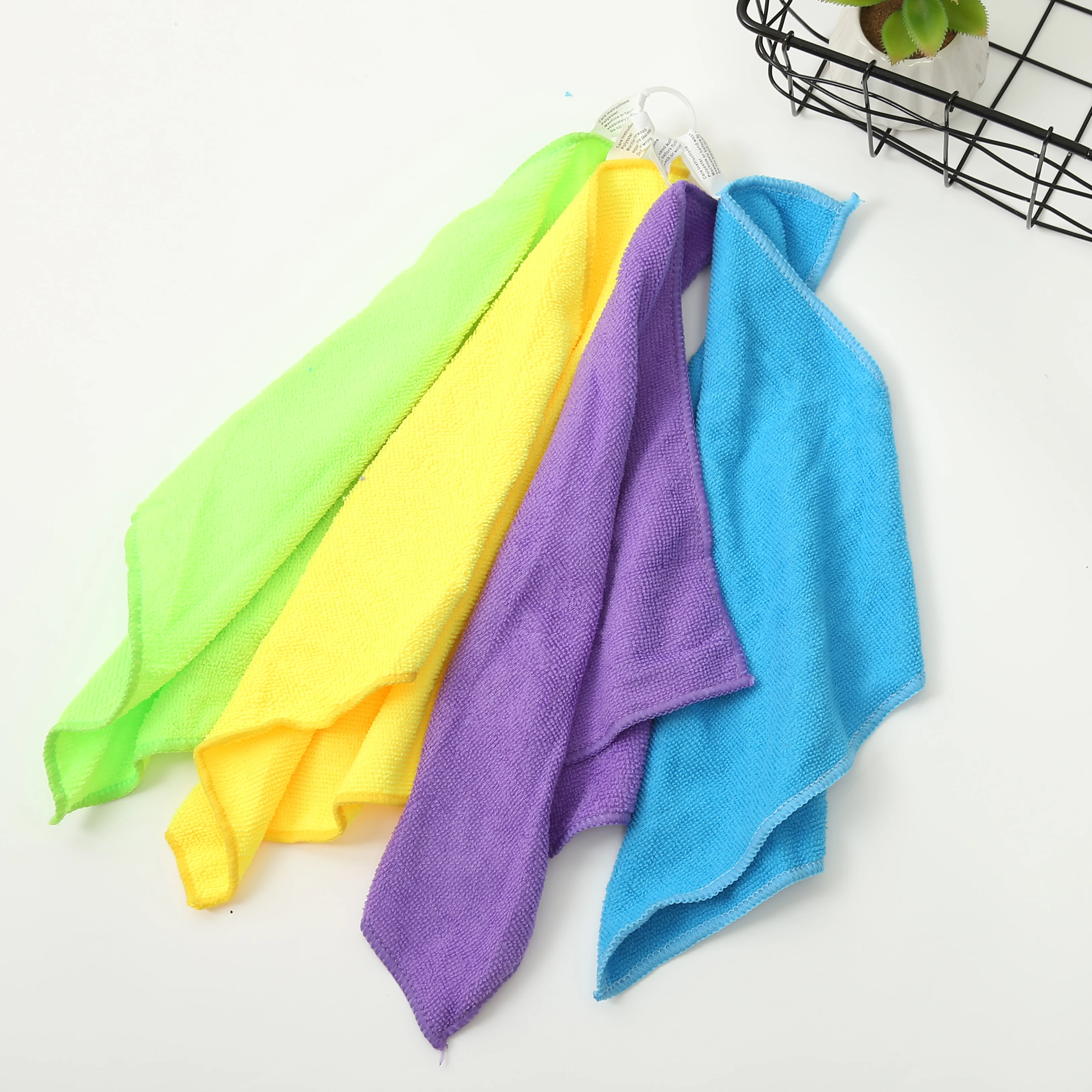 
Industrial Bulk Rags Microfiber Car Cleaning Rag Dust Wiper Kitchen Dish Cloth 
