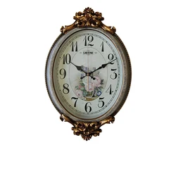 High Quality Cheap Quartz Analog  European Antique Vintage Wall Clock Wall Home Decor FBD8259P10
