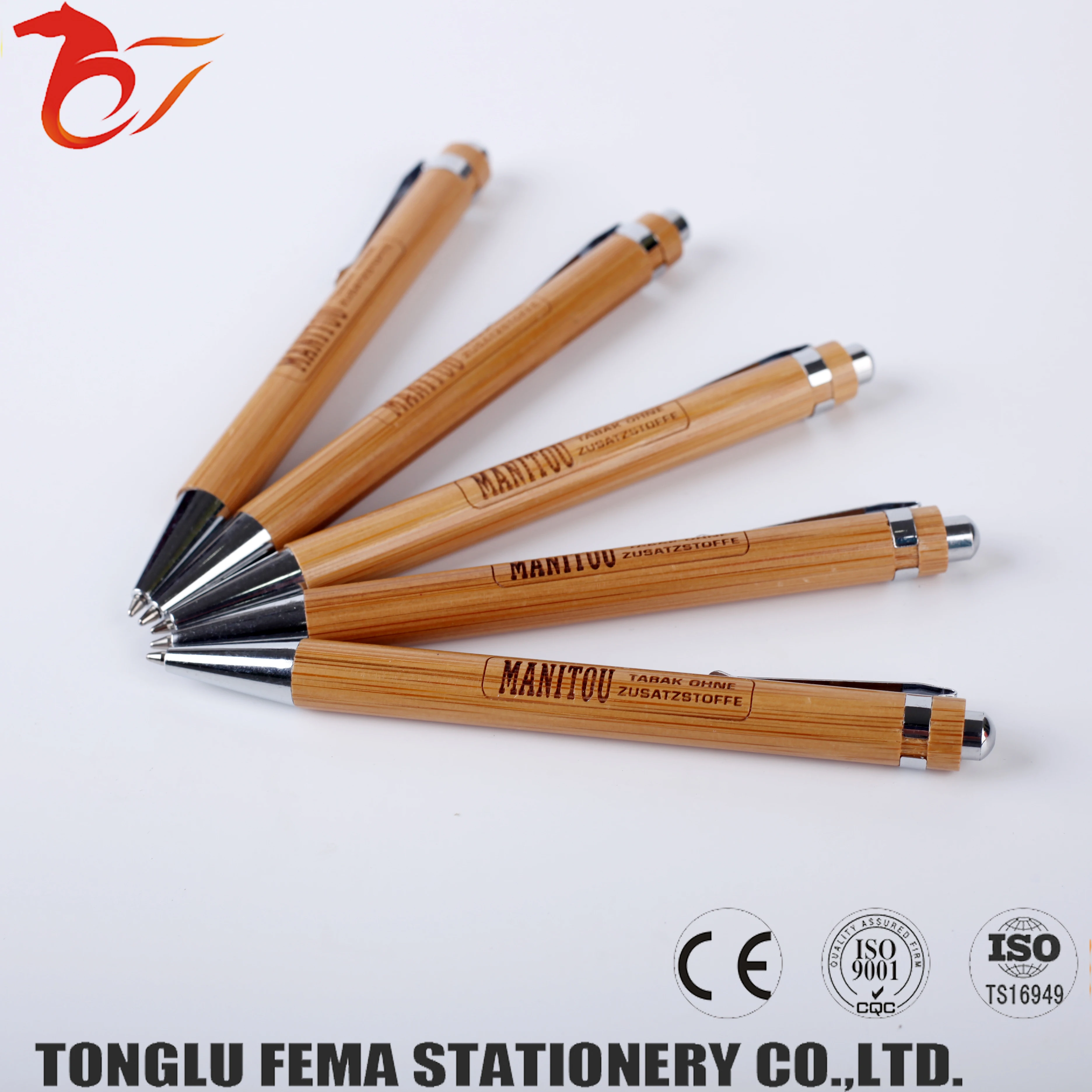 
Fema recycled bambo pen with custom logo ballpoint pen 
