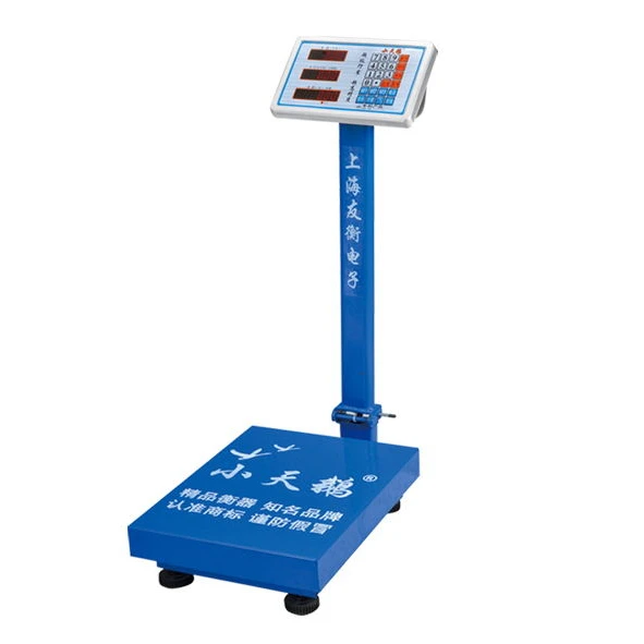 Blue Color Painting Stainless Indicator 150kg Max Capacity Platform Scale,1.5mm Thickness Plate Waterproof Load Cell Cover