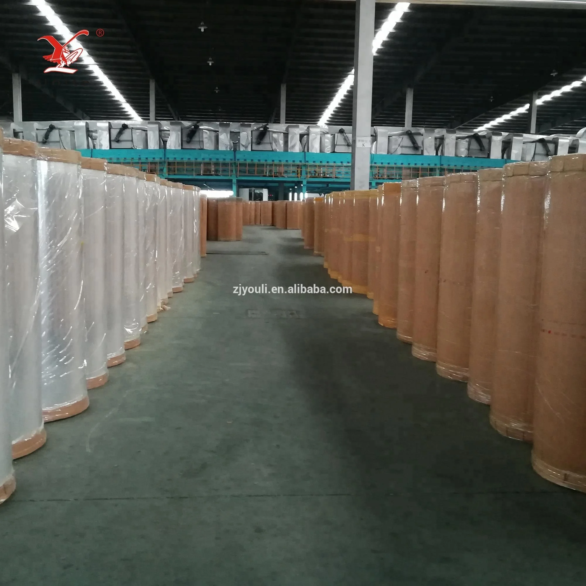 
Bopp tape jumbo roll with bopp film and acrylic glue 