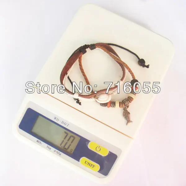 Pua0137 рыбы мотаться сделать кожаный браслет манжета оптовая продажа