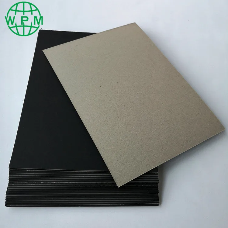 Hot sale high grade anti-curl book binding grey chip board
